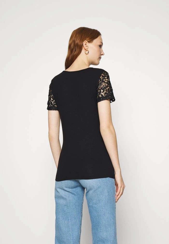 T-Shirt ANNA FIELD Anna Field Print T-shirt Noir Femme | UVX-7215237